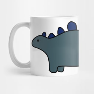 Dark blue dinosaur Mug
